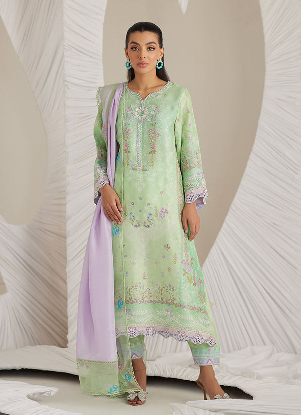 Felice Aqua Shirt and Dupatta