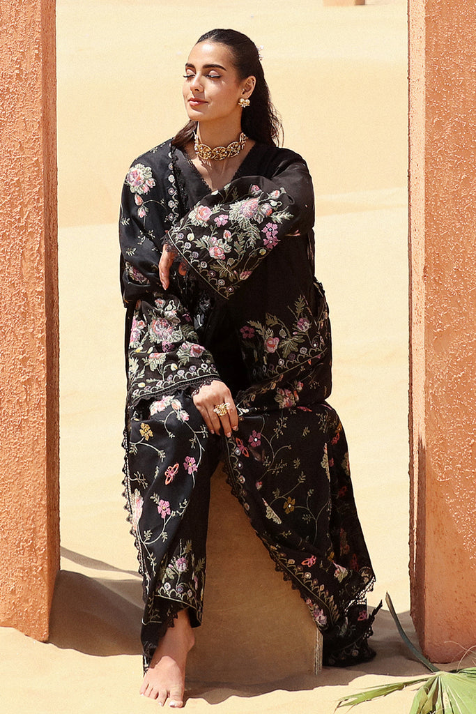 DEEP SHADOW-STITCH 3PC: LAWN EMBROIDERED SUIT