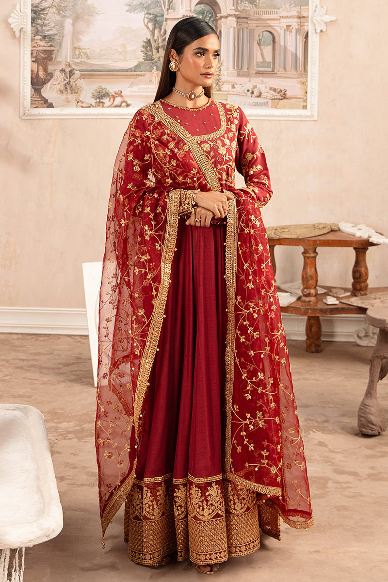 ROOMANI-2PC SILK EMBROIDERED PRET