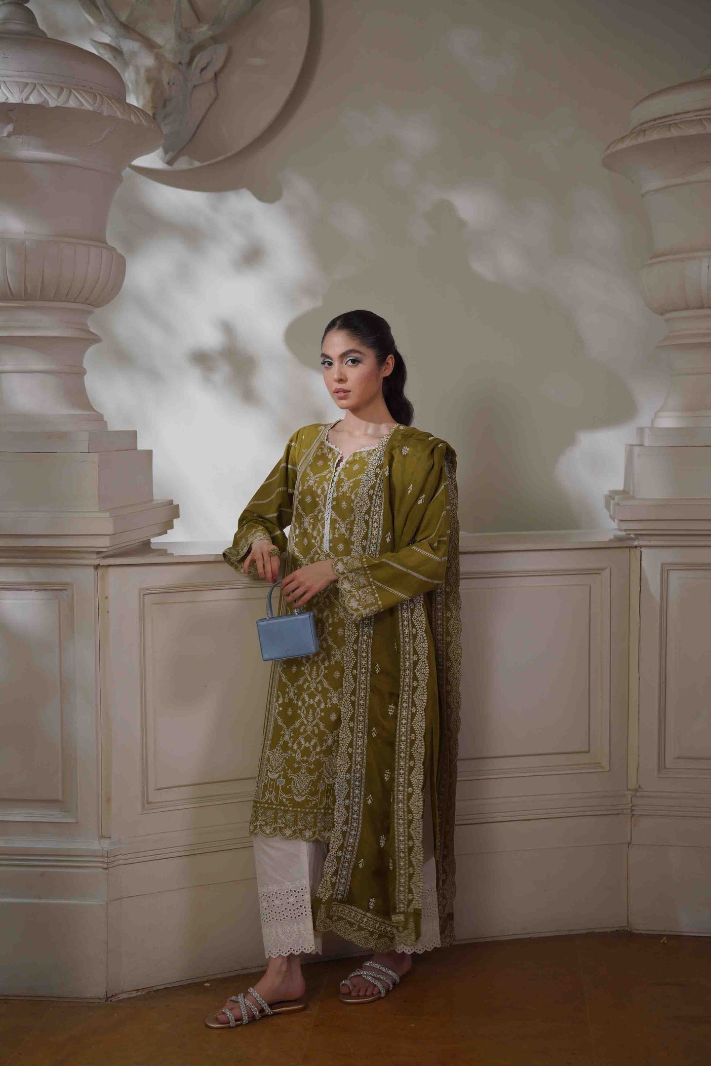 Tuberose Kurta - Mustard