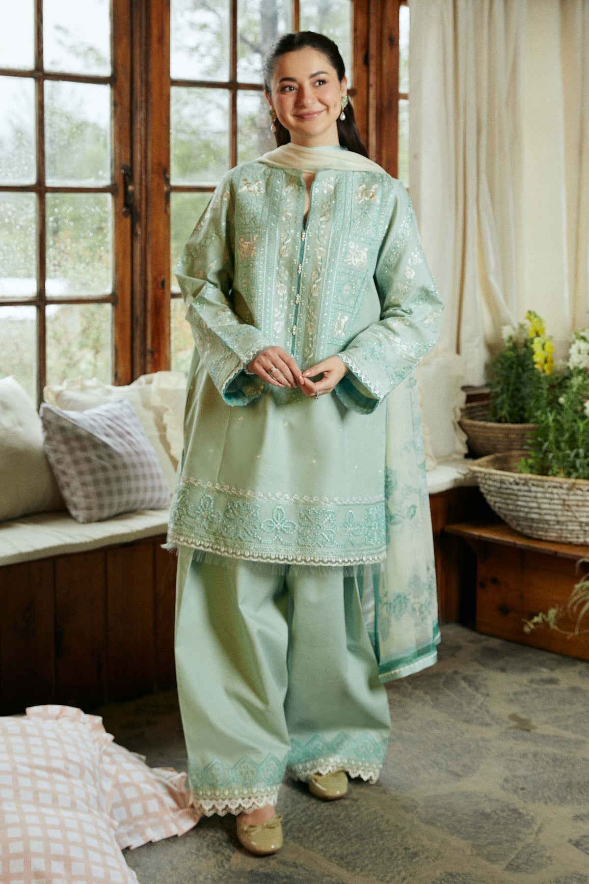 Zara Shahjahan Coco Lawn - AYRA-6B