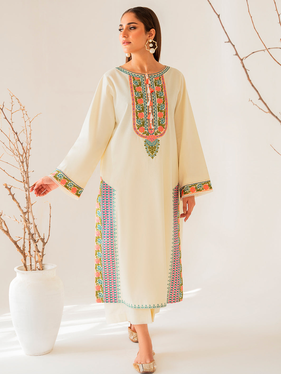 2 PC Stitched - Faiza Faisal