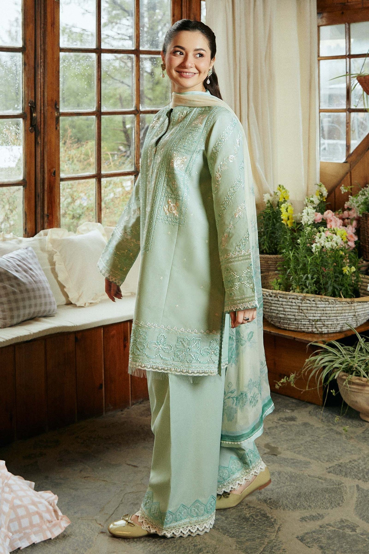 Zara Shahjahan Coco Lawn - AYRA-6B