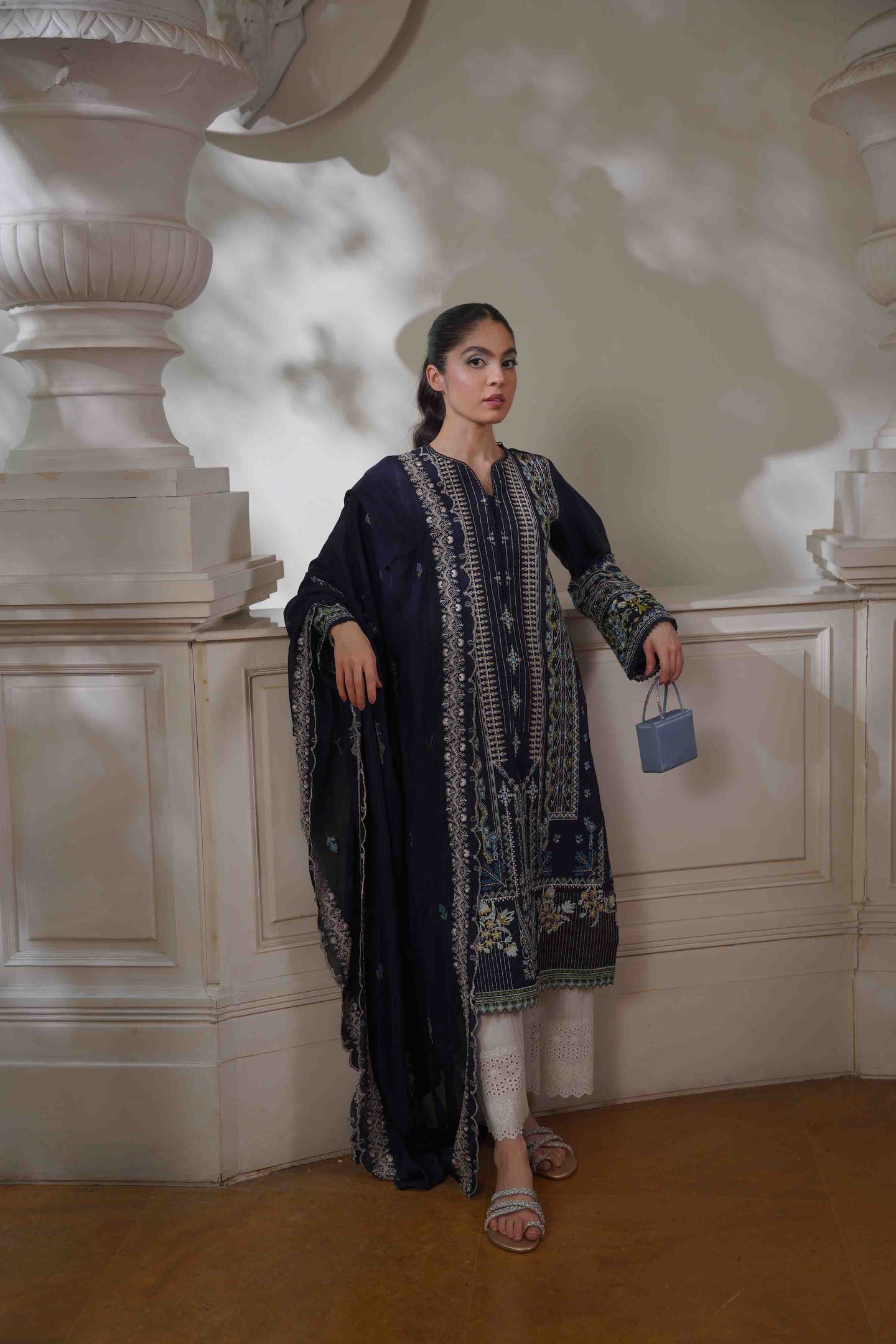 Bluebell Kurta - Navy Blue