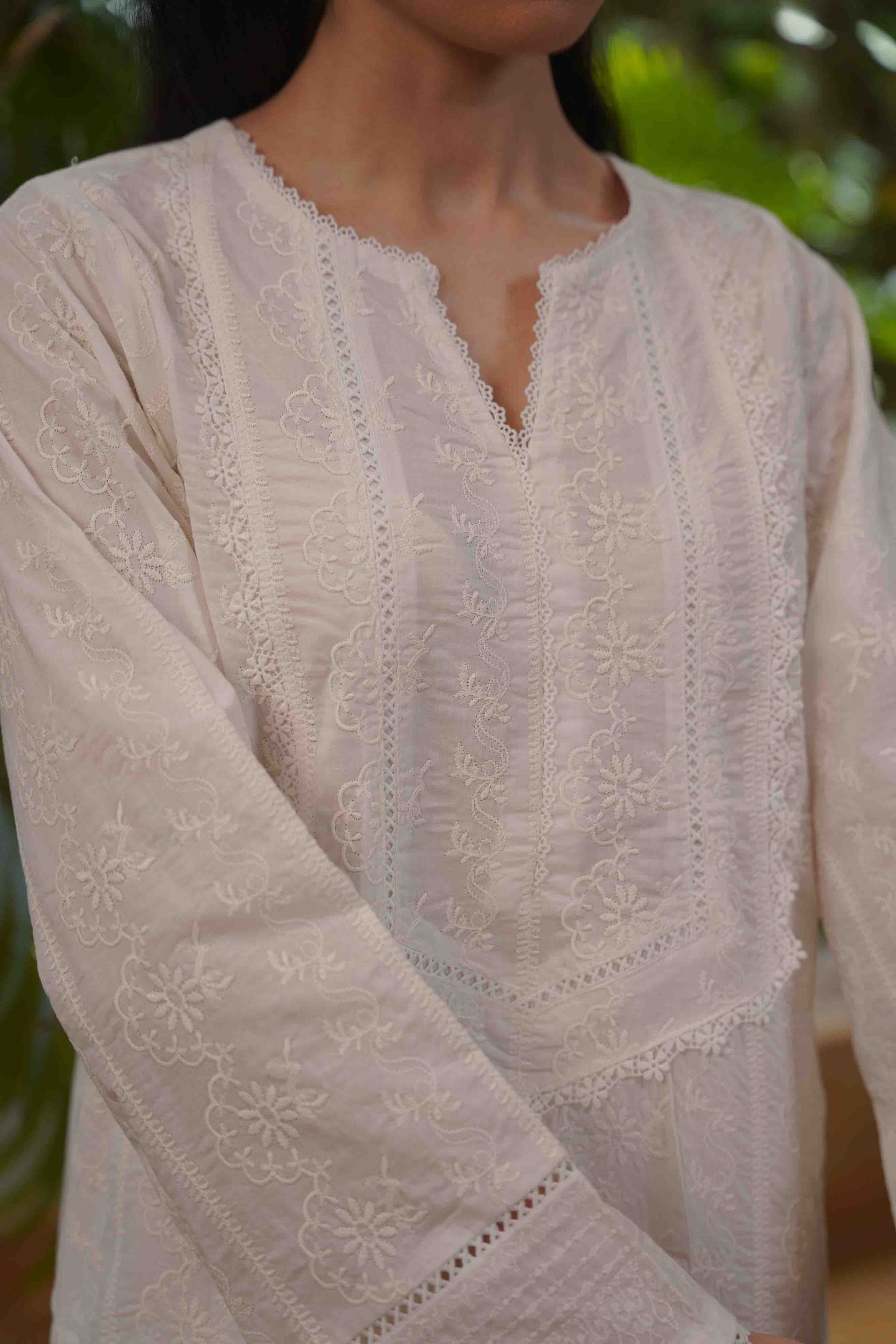 Firn Kurta - White