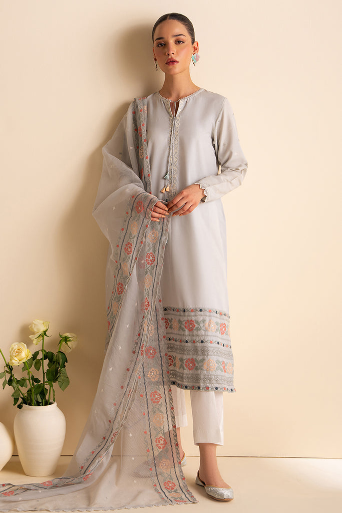 PEARL BLUE-2 PIECE (SHIRT & DUPATTA)