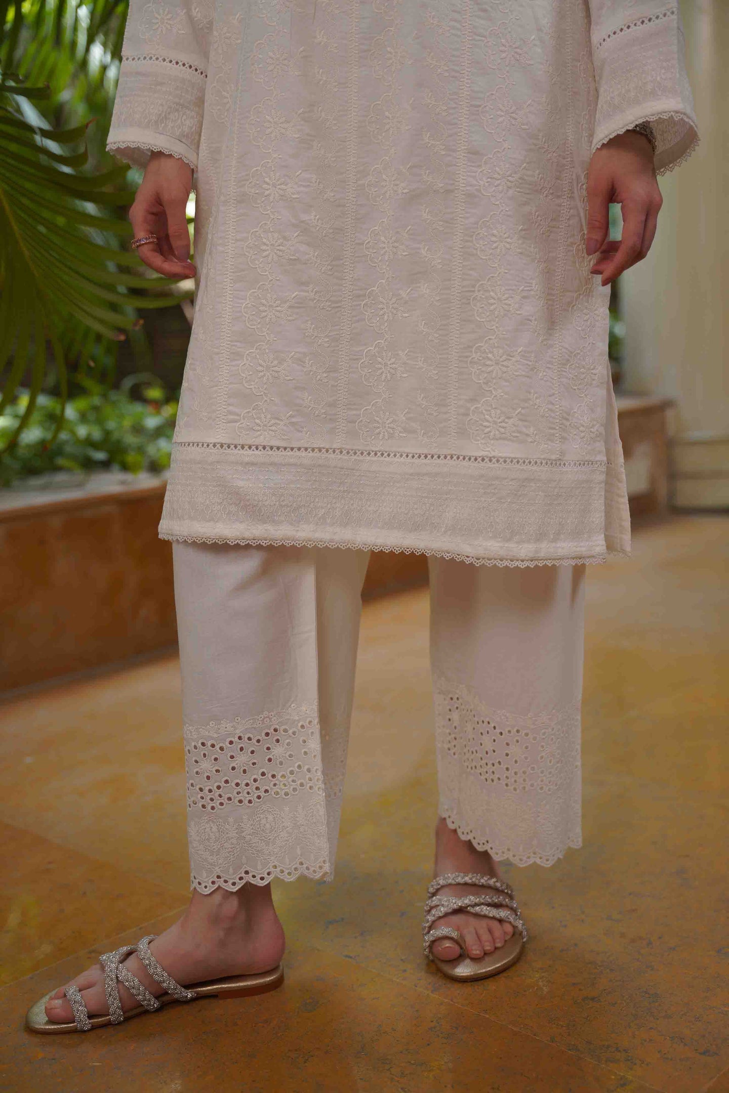 Firn Kurta - White