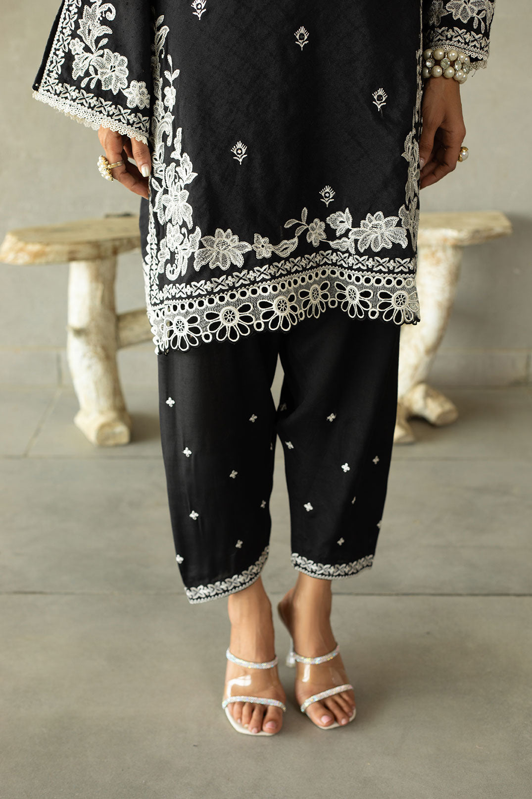 Embroidered Set - Dhanak