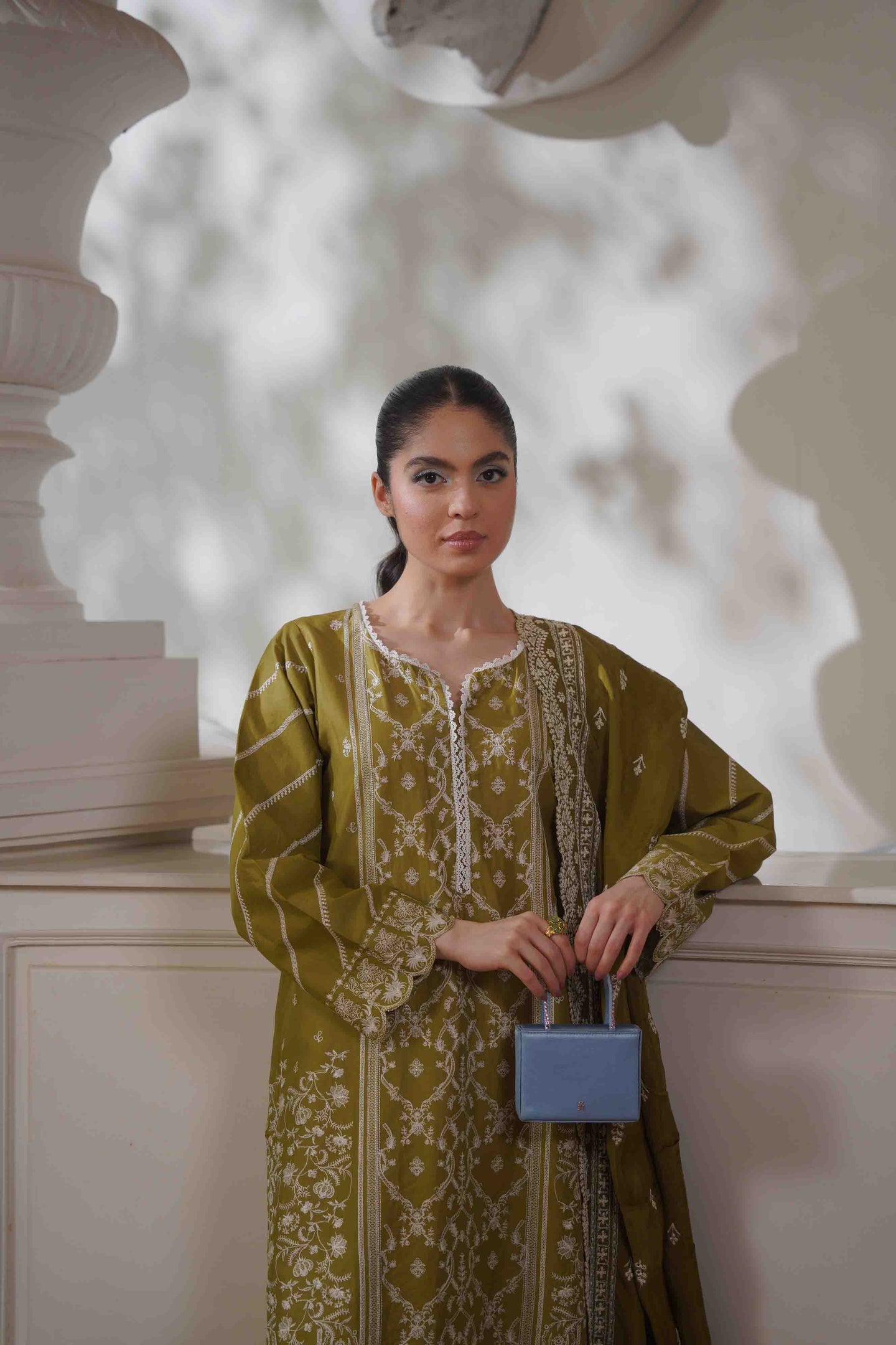 Tuberose Kurta - Mustard