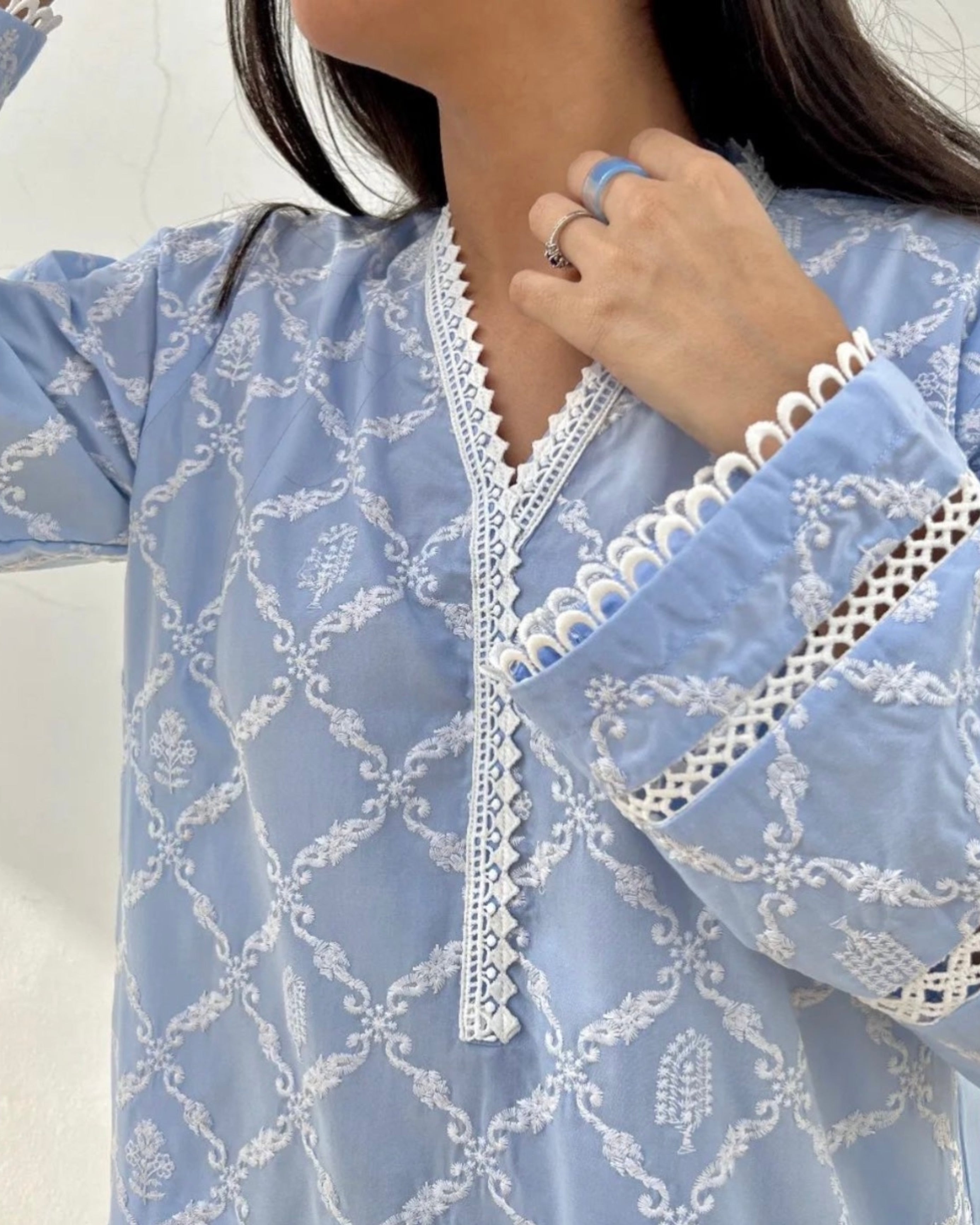 Embroidered Cotton Shirt