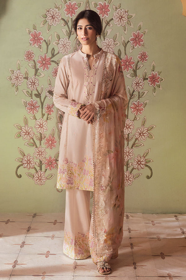 CORAL CARNATION-3PC PRINTED LAWN SUIT