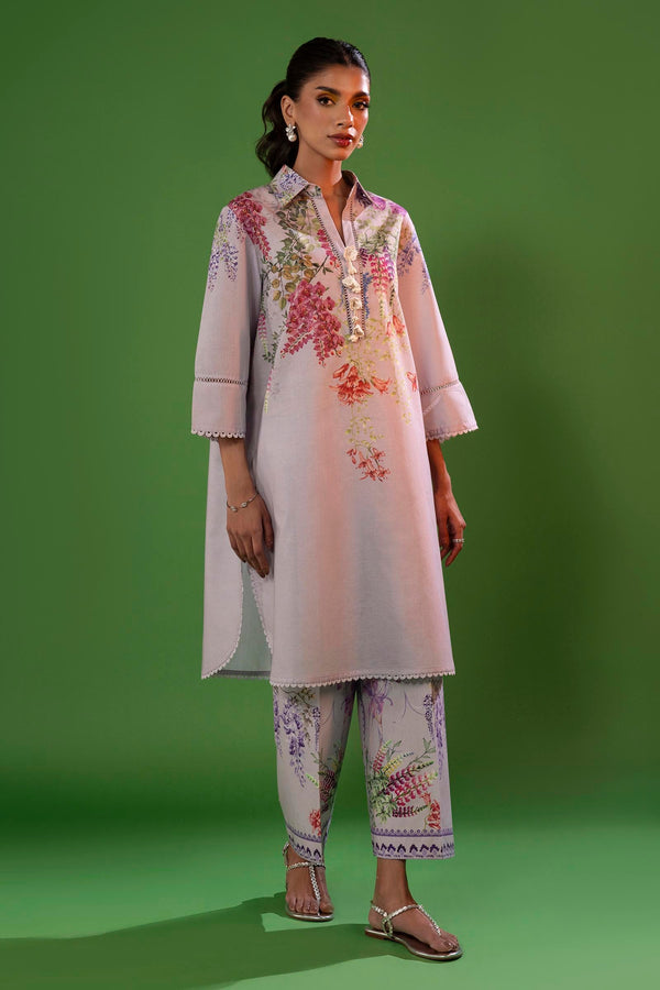 Unstitched Lawn 2 Piece Suit (H251-013B-2C)