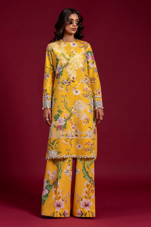 Unstitched Lawn 2 Piece Suit (H251-014A-2AC)