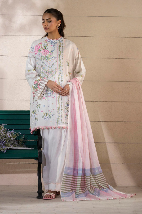 Unstitched 3 Piece Lawn Suit (M251-001A-3DG)