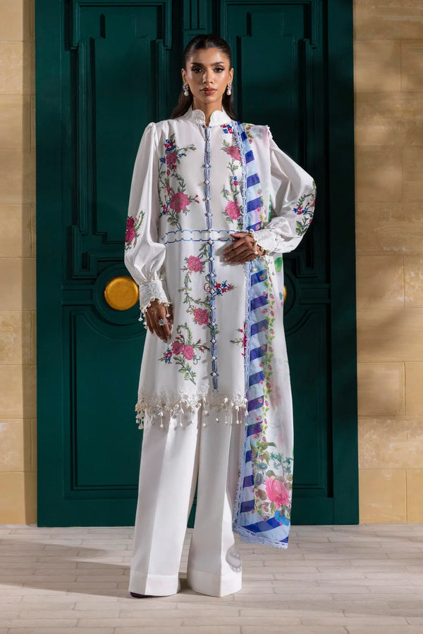 Unstitched 3 Piece Lawn Suit (M251-013A-3CL)