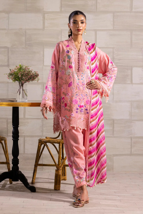 Unstitched 3 Piece Lawn Suit (M251-024B-3CI)