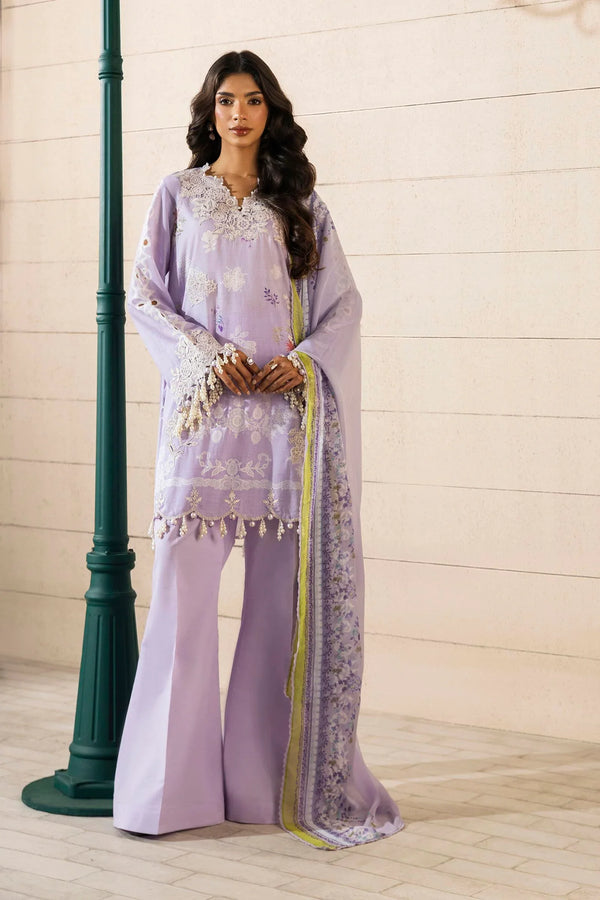 Unstitched 3 Piece Lawn Suit (M251-029A-3CI)