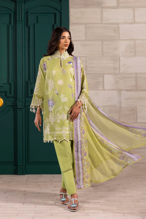 Unstitched 3 Piece Lawn Suit (M251-029B-3CI)